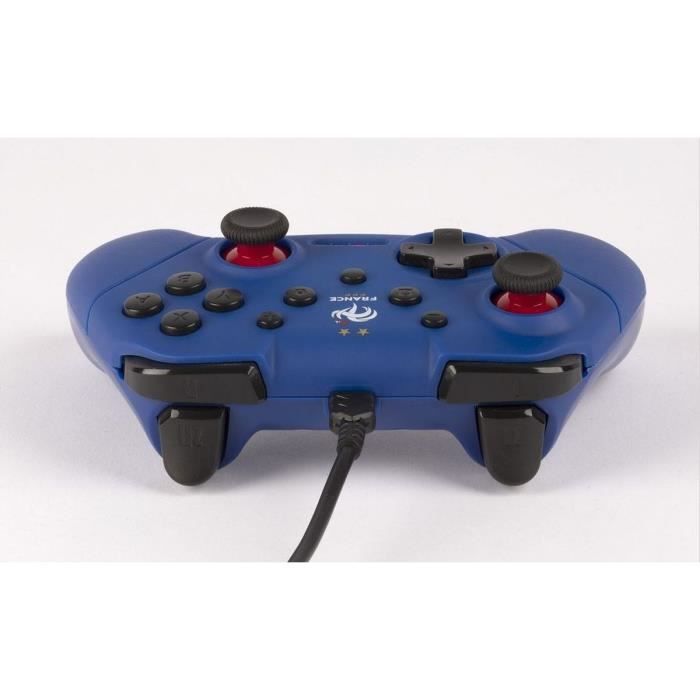 Manette - konix - bleu - switch et pc - sous licence officielle fff