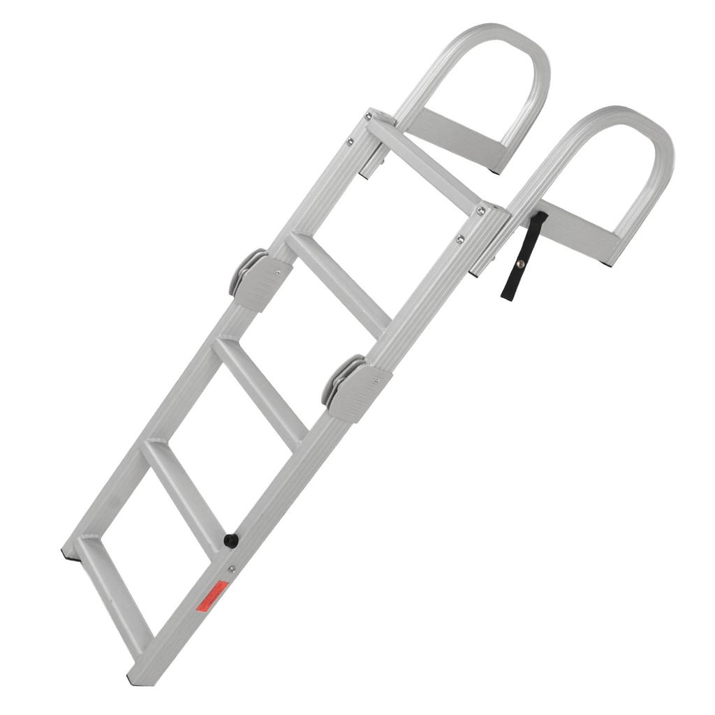5 schritt Boot Klapp Leiter Aluminium 200KG Last Kapazität Marine Ponton Leiter Für Ozean Yachten