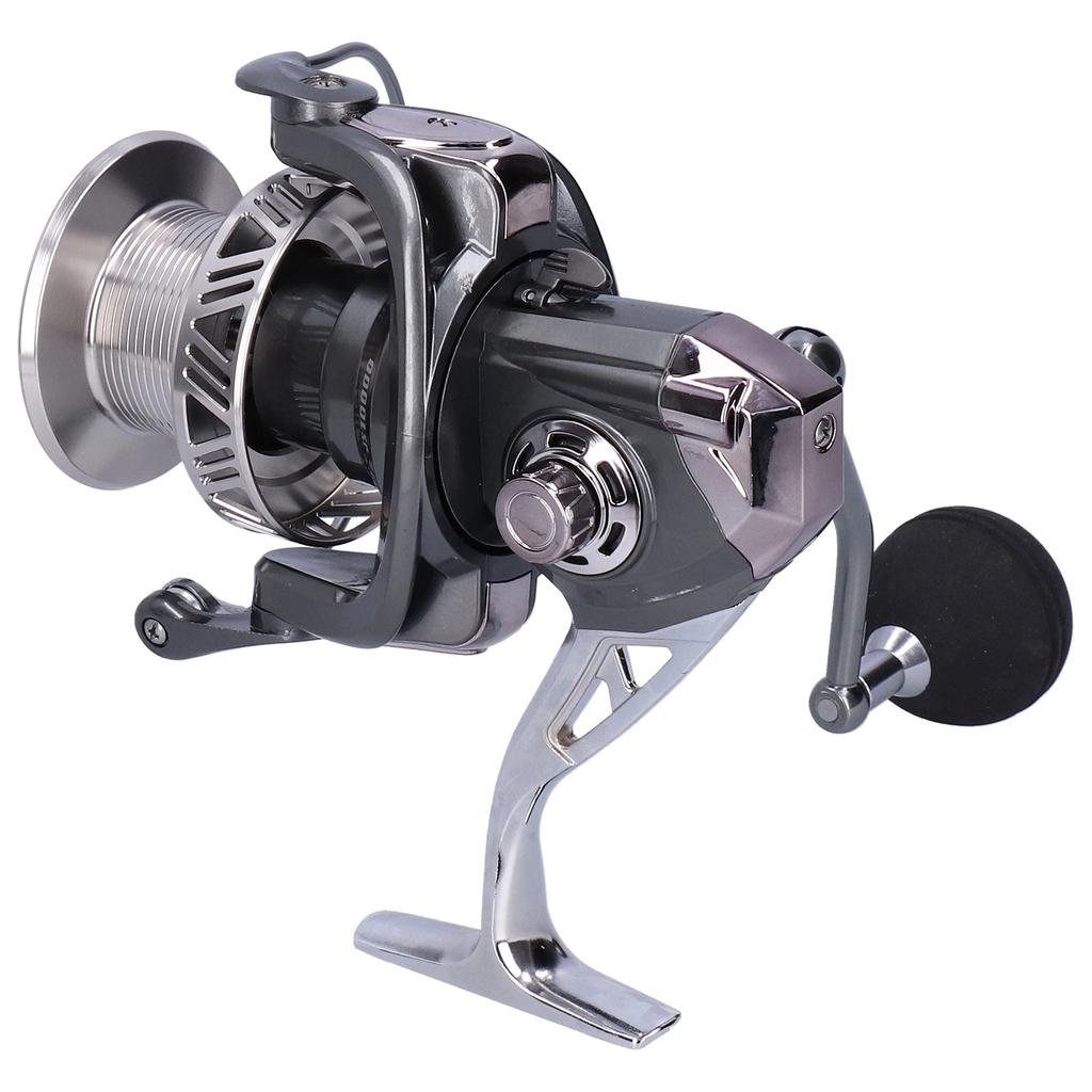 14+1 Bearing Spinning Reel 4.1:1 Gear Ratio All Metal Fishing Wheel Fishing Accessory(JS10000 )