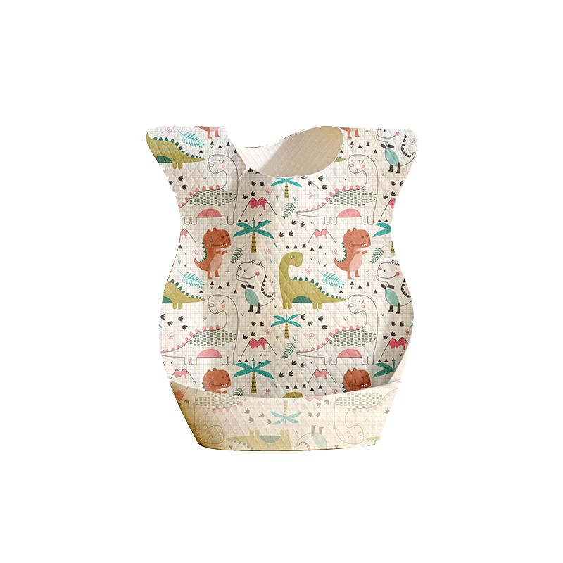 JOYNCLEON Baby Disposable Waterproof Bibs 60 Count (3 Boxes)