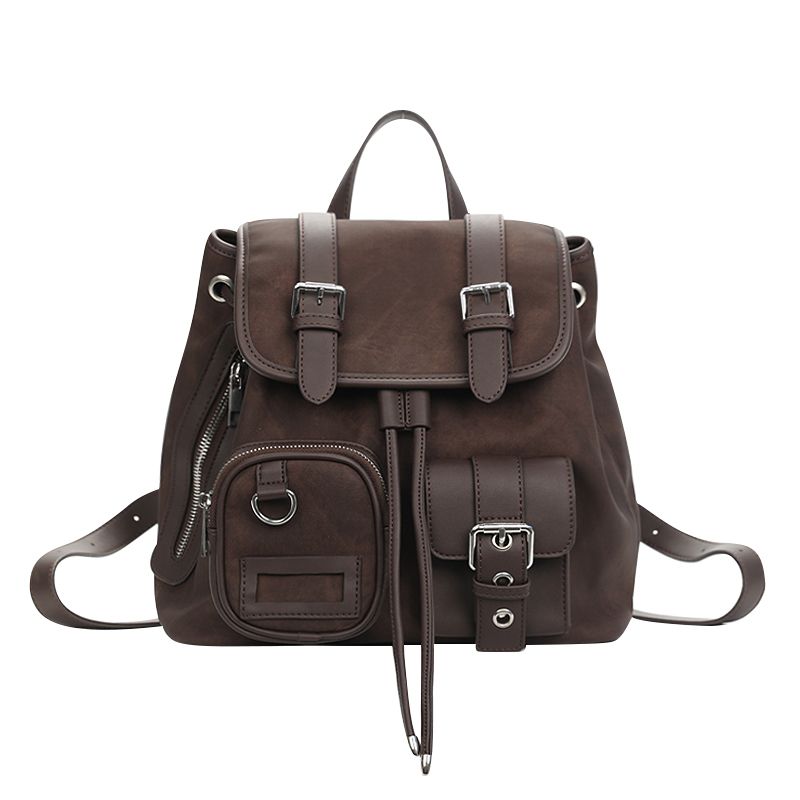 

Jane/Original Brown Diary Tie-Dyed Coffee Brown Beauty Style Niche Style Retro Fall and Winter Waste Soil Style Backpack Tie-dyed Coffee Brown/Reservation