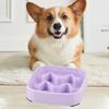 Slow Feeding Pet Bowl Anti-Choking Design Spill-proof Deep Pet Food Dish Square Pet Slow Down Eating Bowl