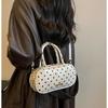 Exquisite Polka Dot Handheld & Crossbody Bag - Women's 2026 Summer Casual Style