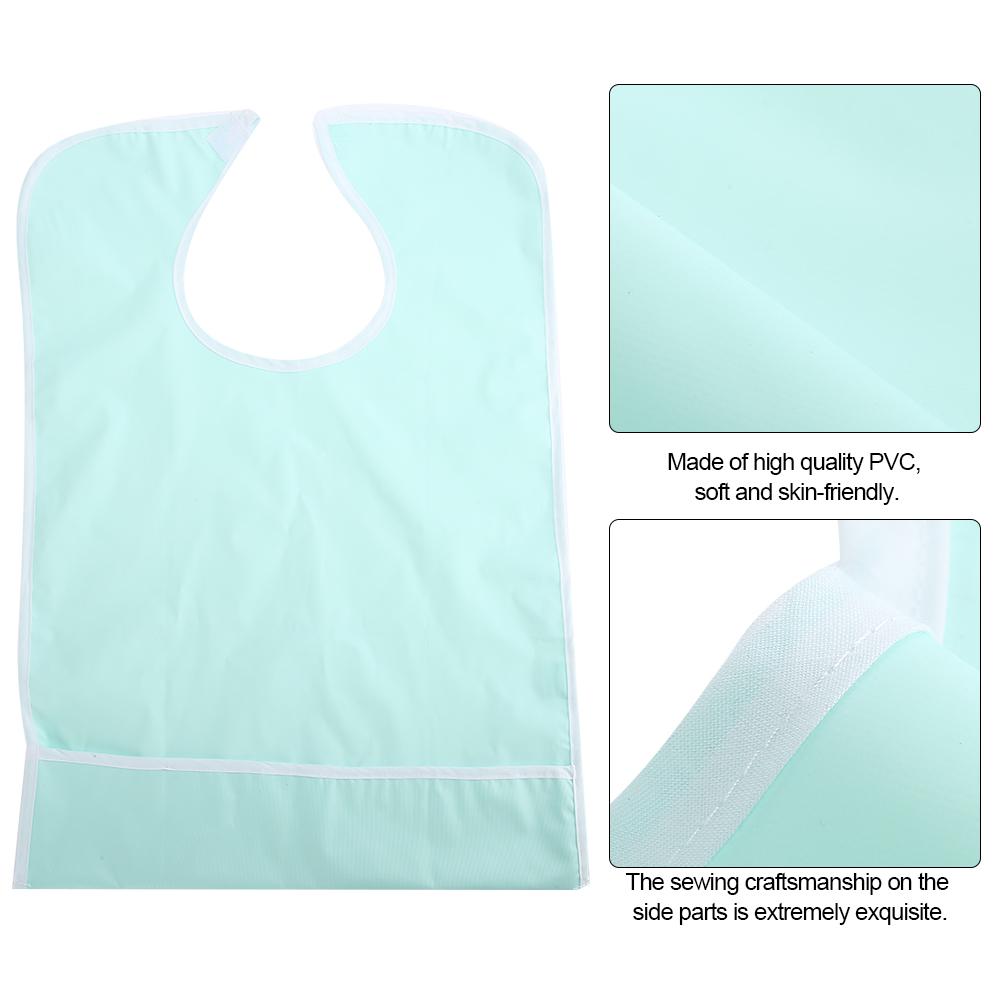 Wodoodporny Strój Śliniakowy dla Dorosłych Starszych Mltime ting Odzież lub Pomoc do Jedzenia Zielony