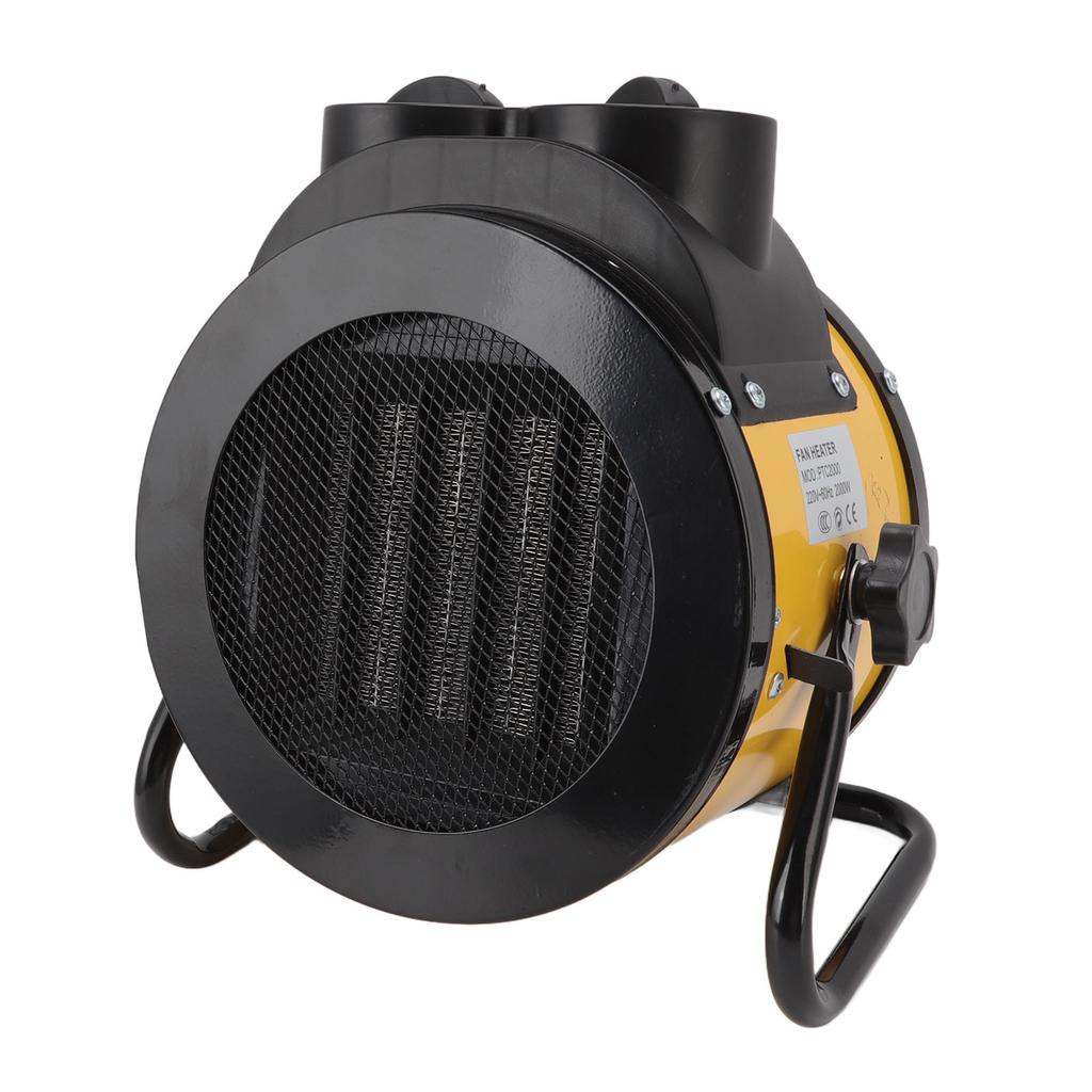 Household Fan Heater Portable Industrial Stable Electric Air Patio Heater   2000W