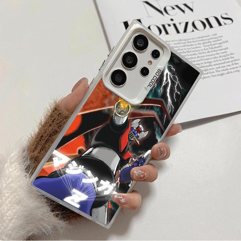 

M-Mazinger Z Anime Soft Phone Case for Samsung Galaxy S24 S25 FE S26 Edge S23 Ultra S22 Plus S21 + Shockproof Cover Back Shell Samsung S23 Ultra