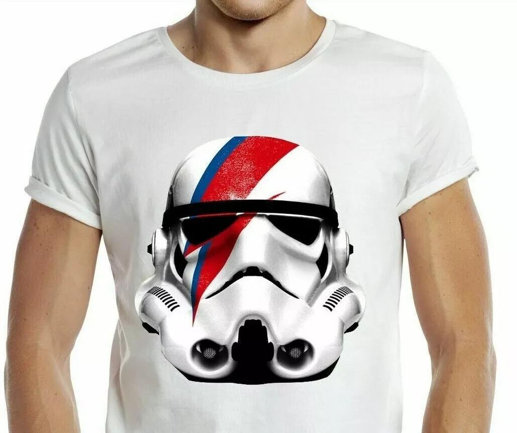 STORMTROOPER T-SHIRT T-Shirt Retro Cool Gift Tee Star Wars Bowie Movie UK Unisex T-Shirt