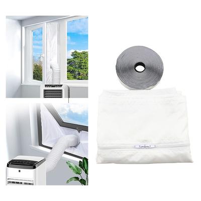 500cm Polyester Portable Air Conditioner Window Sealing Cloth Mobile Air Conditioner Kit Effective Warm Air Blockage