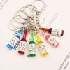 Pendant Simulation Soju Cans Keyring Simulation Trinket Soju Cans Keychain Car Key Accessories