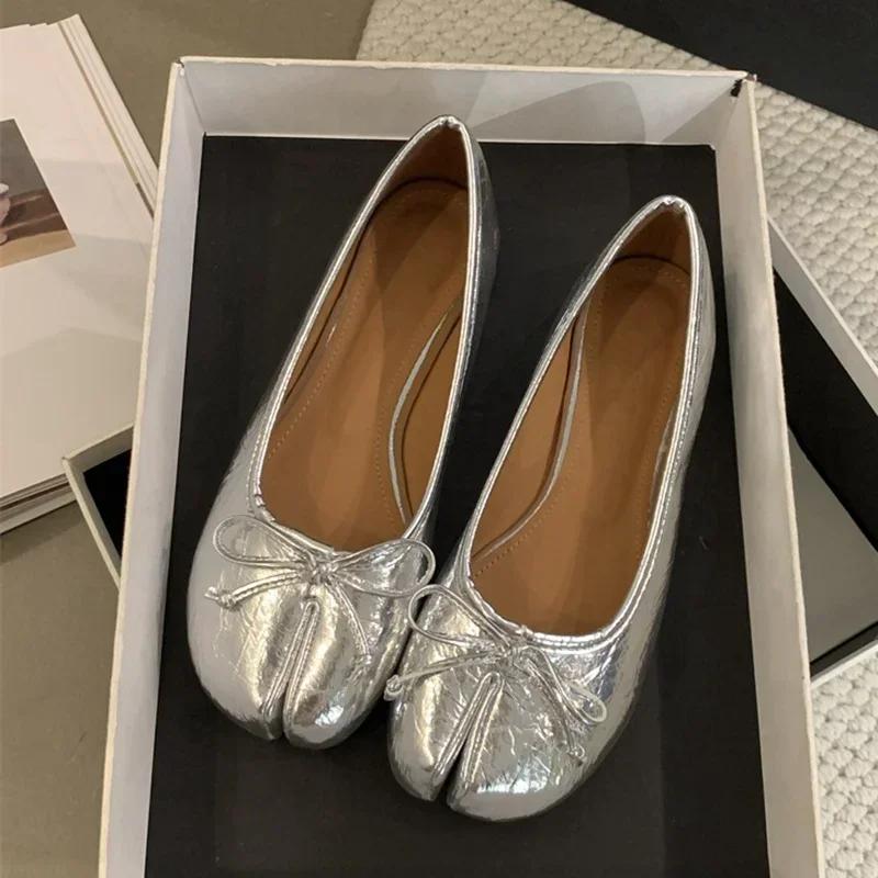 New Brand Women Flats Soft Ballet Shoes Slip On Loafers Soft Casual Shoes Mujer Ladies Shoes Bow Knot