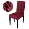 Elastic Solid Color Chair Cover Home Spandex Stretch Slipcovers Chair Seat Covers For Kitchen Dining Room Wedding Banquet Home
