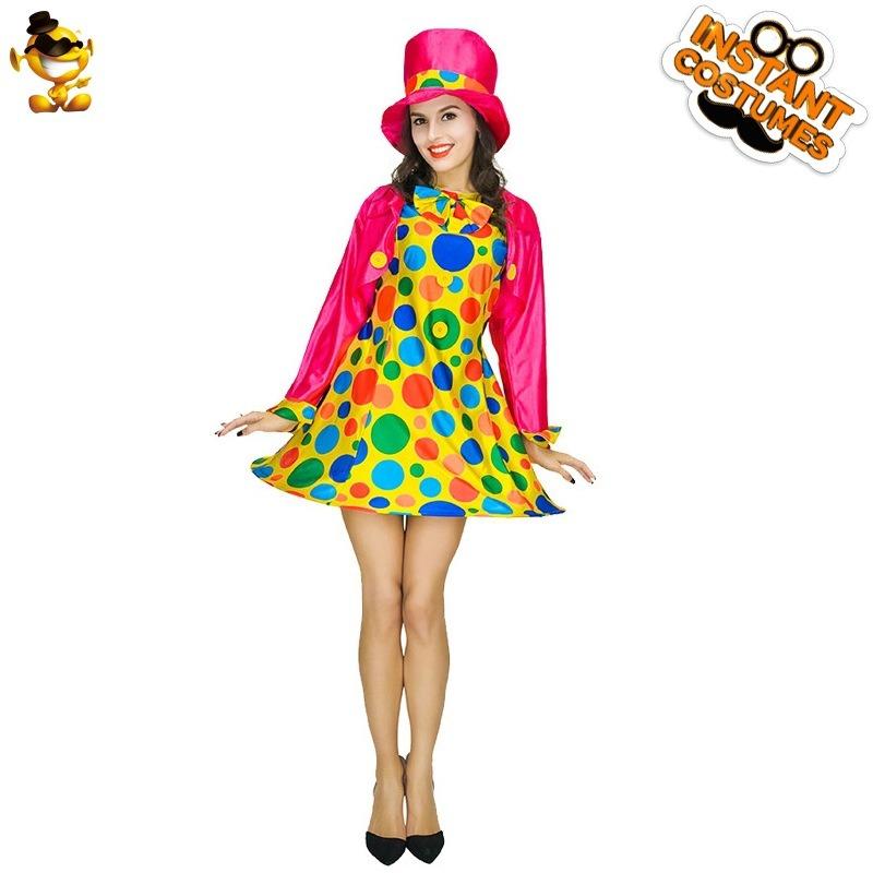 Masquerade party clothes stage clothes halloween cosplay costumes female clown costumes