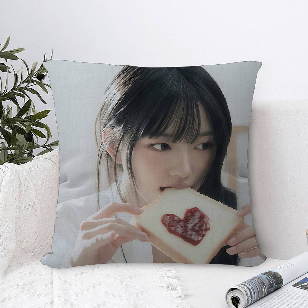 Hot Kpop Girl Mmeovvs Pillowcase Toon Gift Cushion Cover Bedroom Home Sofa Chair Seat Decor Pillow Case