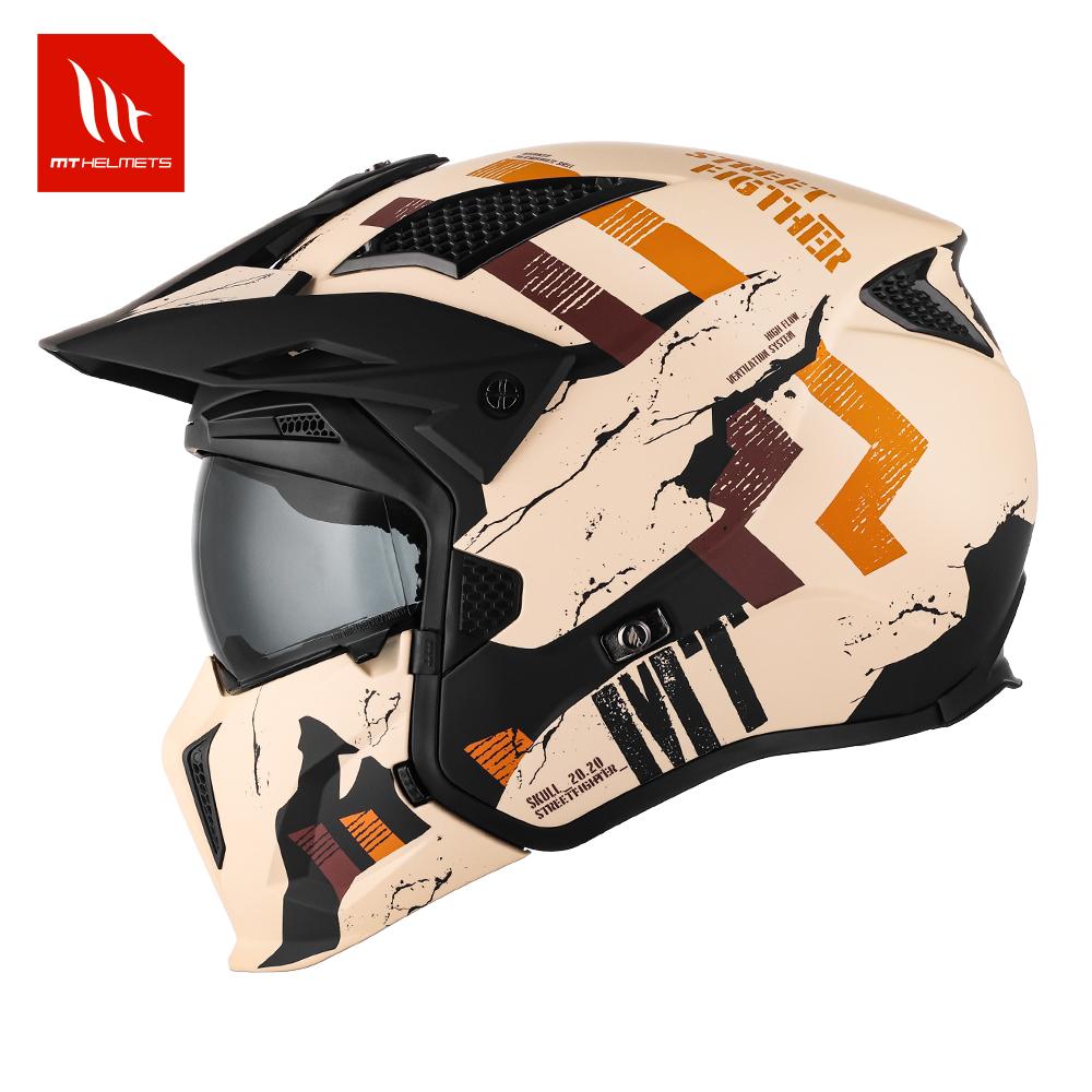 Motorcycle Modular Mt Helmet Spain Streetfighter Single Visor Quick-Release