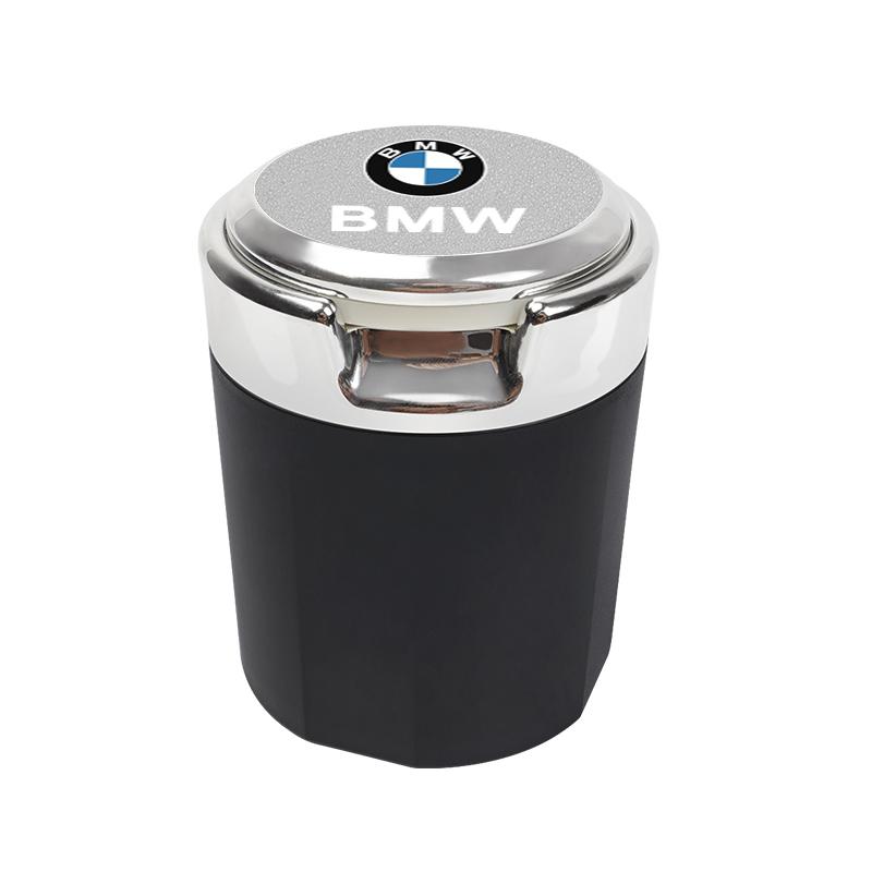 

Автомобільна попільничка зі світлодіодним підсвічуванням, тримач для недопалків, аксесуари для BMW E46 E90 E60 F30 F10 E39 i3 i4 X1 X2 X3 X5 X4 X6 X7 M3 M4 M5 G30 G20 i сірий