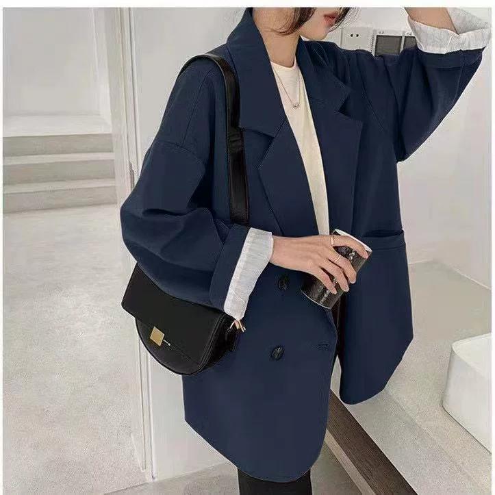 Small Suit Jacket for Women, Spring and Autumn Fashion Version, Loose Temperament, College Style Suit, Women's Top