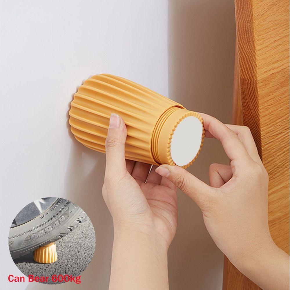 2pcs/set Leg Risers Bed Stabilizer Wall Protective Stopper Anti Shake Tool Anti-collision Pad Heavy Duty Furniture