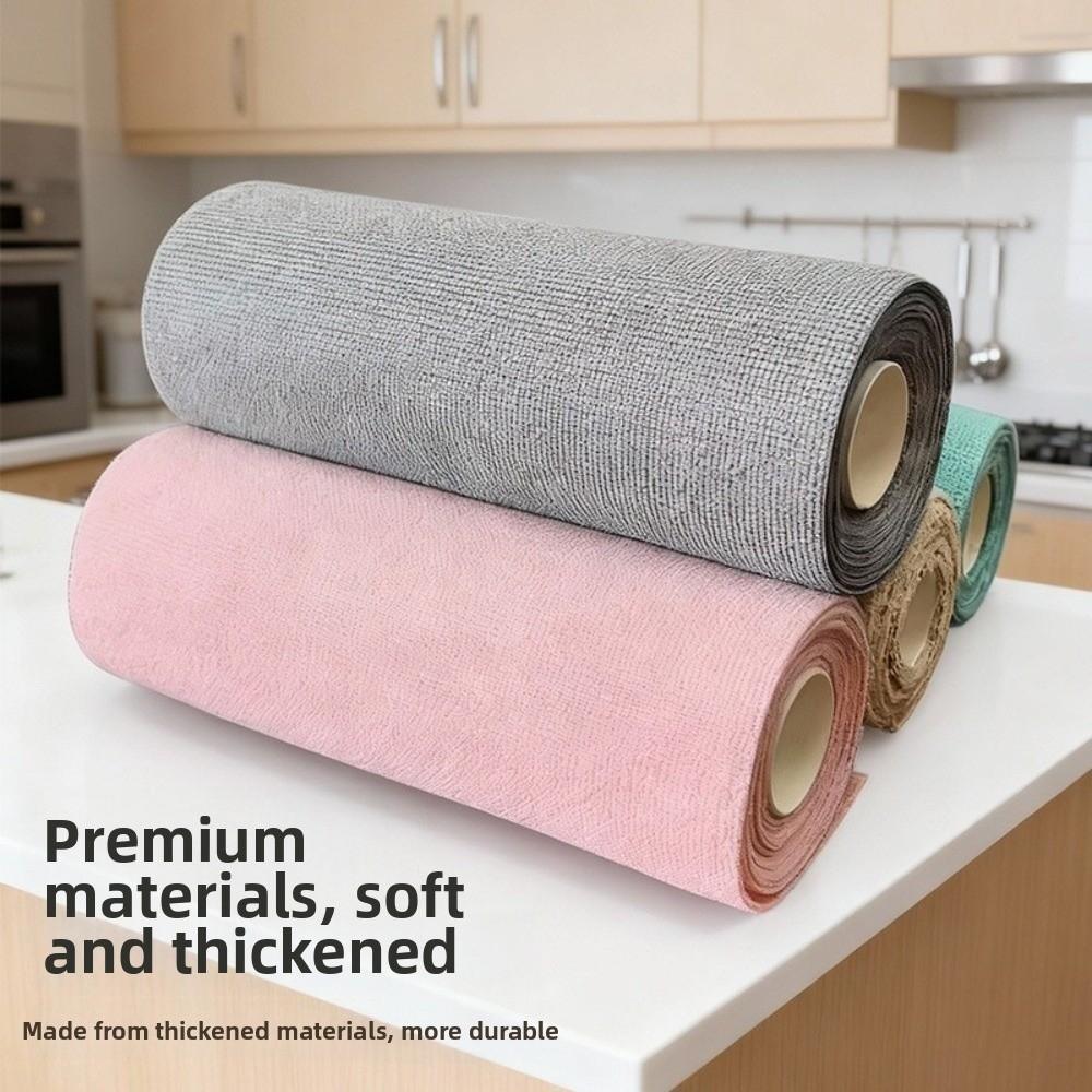 Absorbent Tableware Cleaning Towel Thickened Non-woven Cleaning Towels Microfiber Towel  Kitchen