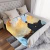 1pc Dance of Ice and Fire Digital Printed Design Pattern Blanket, All-Season Soft and Warm Throw, Ideal for Home Bedroom, School