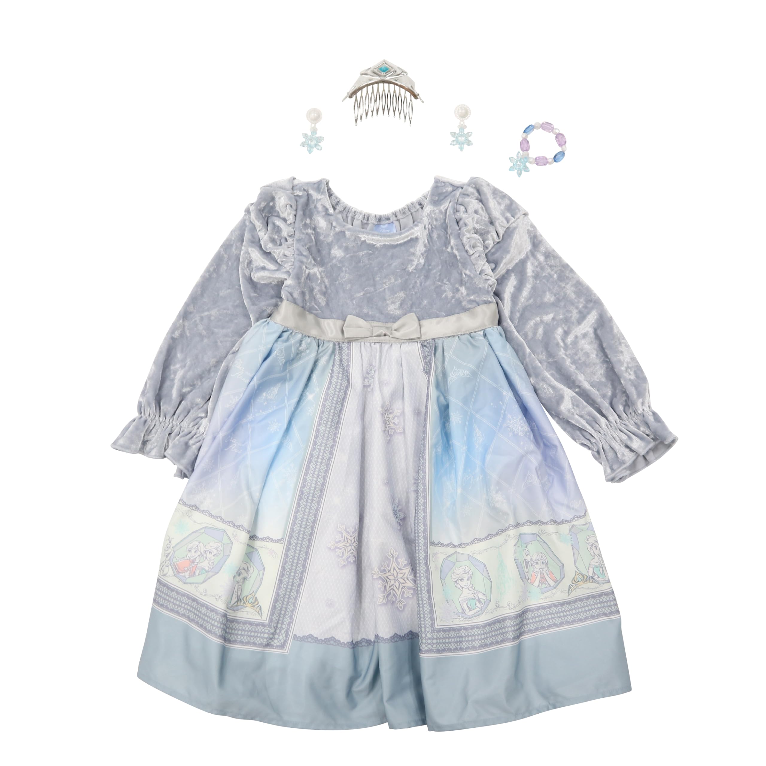 

Takihyo Children s Dress, Disney Princess Elsa, Ariel, and Rapunzel Transformation Dress with Accessories, Disney Children s Clothing for Girls