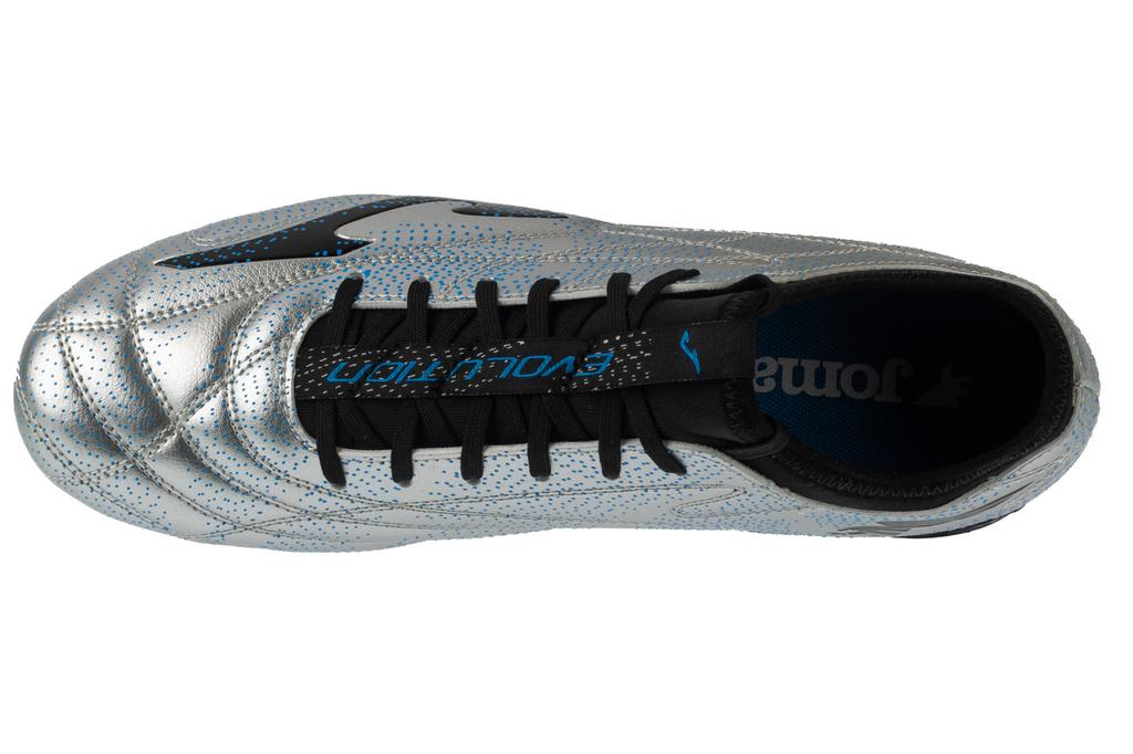 Joma Evolution 25 EVOW AG, Mens Silver Football Cleats