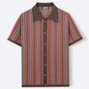 Men's Striped Short Sleeve Polo Shirt Casual Comfortable Fit Multi-Color