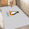 Linux Betriebssystem Tux Pinguin Anime Fußmatte Rechteckig Zuhause Weich Badezimmer Matte Eingangstür Innen Außen Matte Willkommen Fußmatte