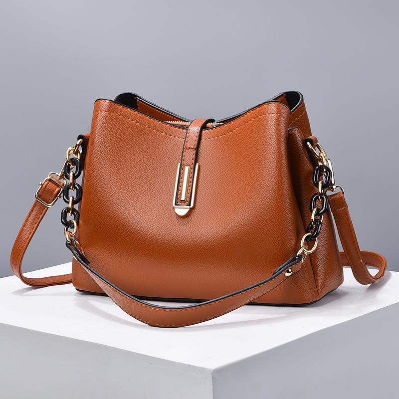 2025 New Fashion Women's Handheld Bucket Bag - Large Capacity, High-End Shoulder & Crossbody Bag