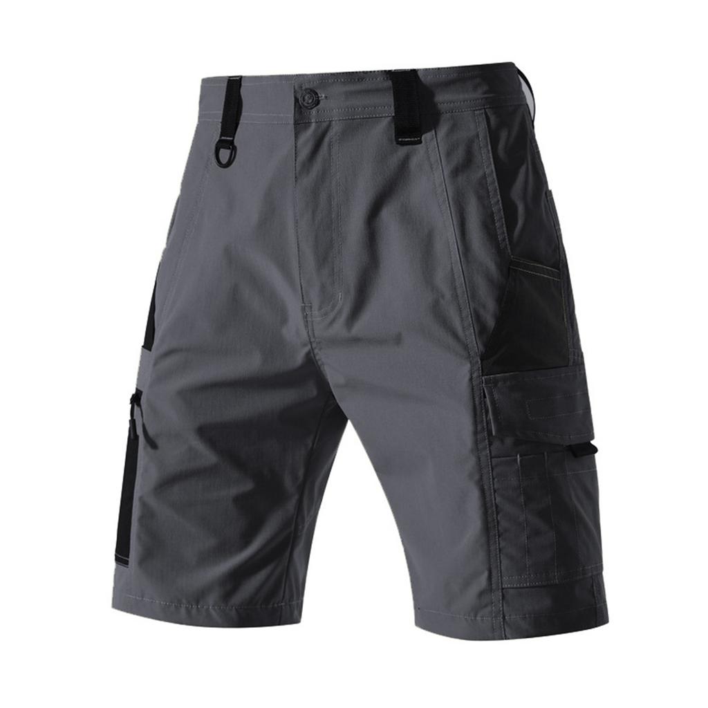 Men's Ripstop Stretch Work Pants Lightweight Waterproof Elastic Overalls Regular Fit Utility Pants