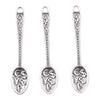 4PCS   Handcrafted Charm Antique Silver Rich Spoon Pendant Keychain
