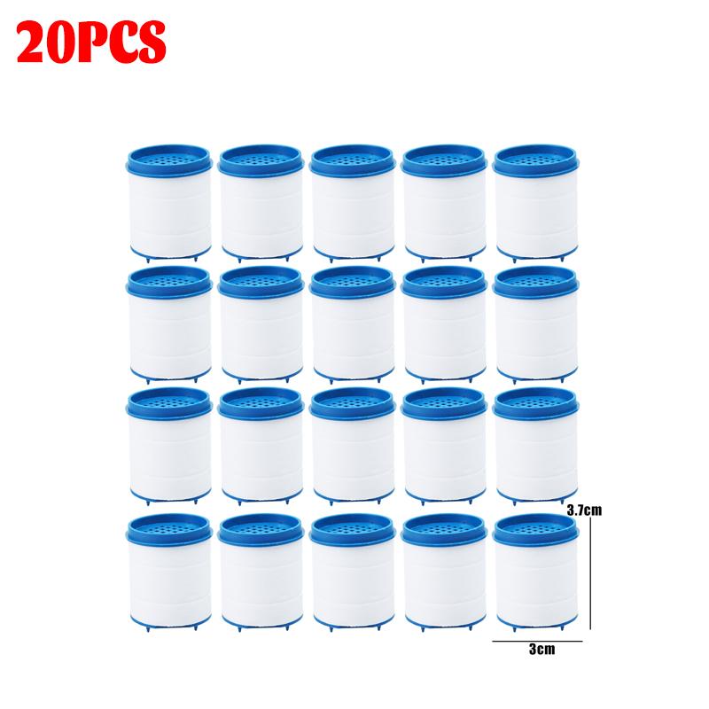 Faucet Water Filter Element Remove Chlorine Heavy Metals Showers Head Tap Filtration Purifier Soften Hard Water Cartridges