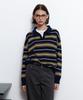 ON&ON Oversized Striped Collar Knit Nek5Wp909