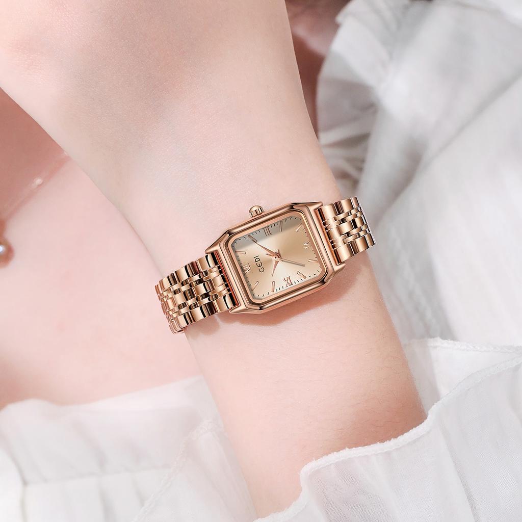Simple Stainless Steel Student Watch Niche Premium Waterproof Watch Women'S Quartz Watch