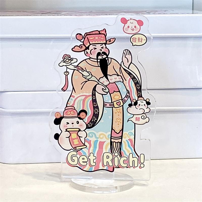 

Transparent Stand Student Clear And Practical Home Decoration Crafts Con Office Bring Wealth Home Decorations Students Stand Up