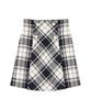 Jill by Jill Stuart Loop Yarn Check Mini Skirt 125-5220026 Black, Size S