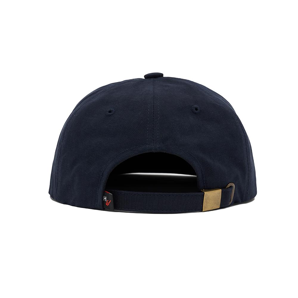 Haedeulaebseu Unisex H Embossed 6-Panel Navy