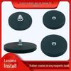 Heavy-Duty Rubber-Coated Magnetic LED Spotlight Base