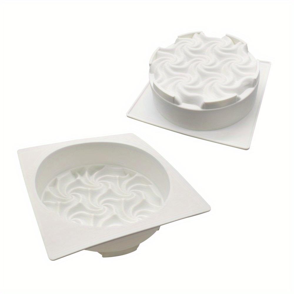 1pc Nonstick Silicone Cake Mold, Baking Pan Pastry Mold For Christmas Anniversary Birthday Cake, Loaf, Muffin, Brownie, Chocolate, Cheesecake,