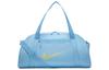 Nike Polyester Handbag, Shoulder Bag, Crossbody Bag, Gym Bag Large Unisex Aquarius Blue & Light Laser Orange DR6974-407