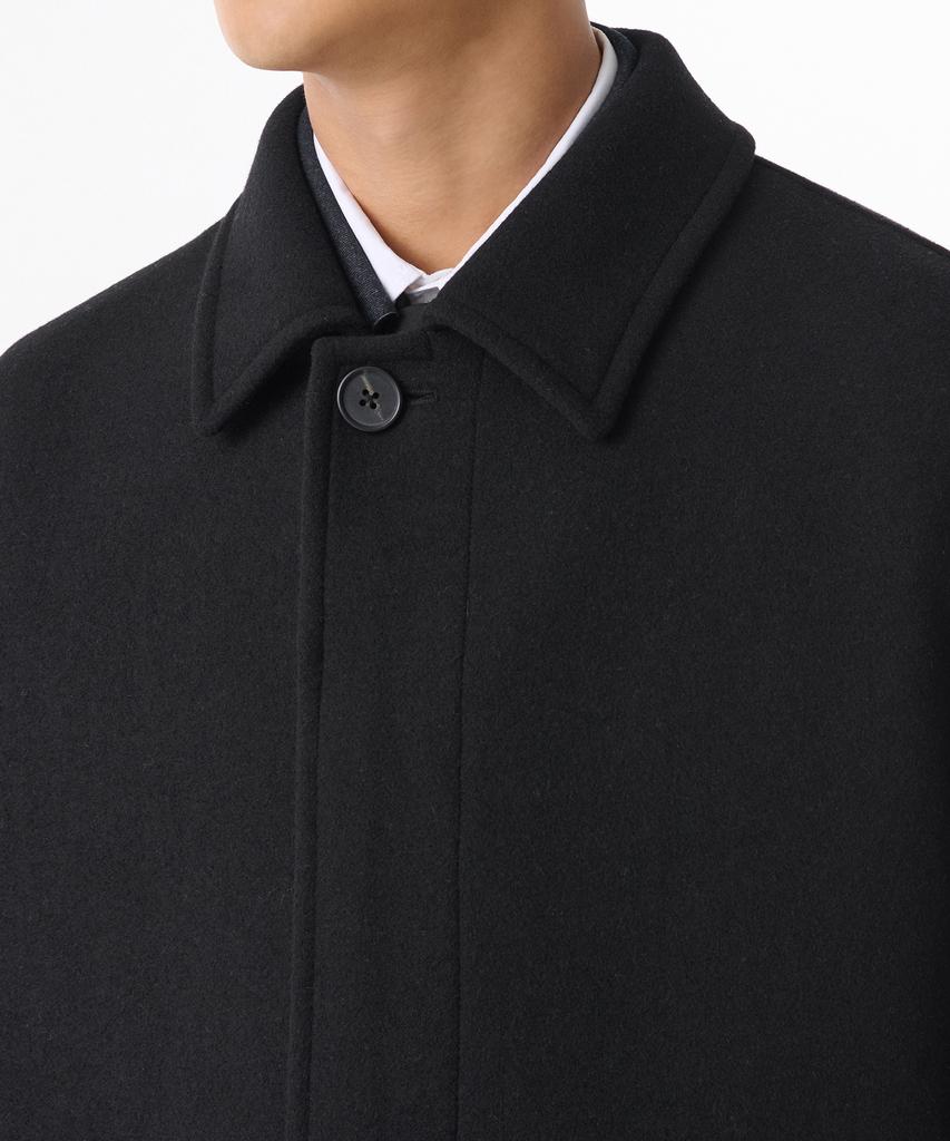 Musinsa Standard Daily Balmacaan Coat [Black]