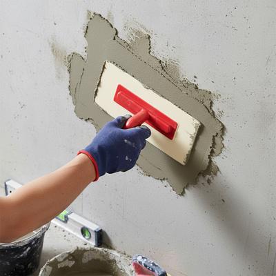 Roter Griff Kunststoffspachtel Vielseitiger Spachtel Und Farbkratzer Gipskarton Glättkelle Putzkelle Zubehör Mit Griff