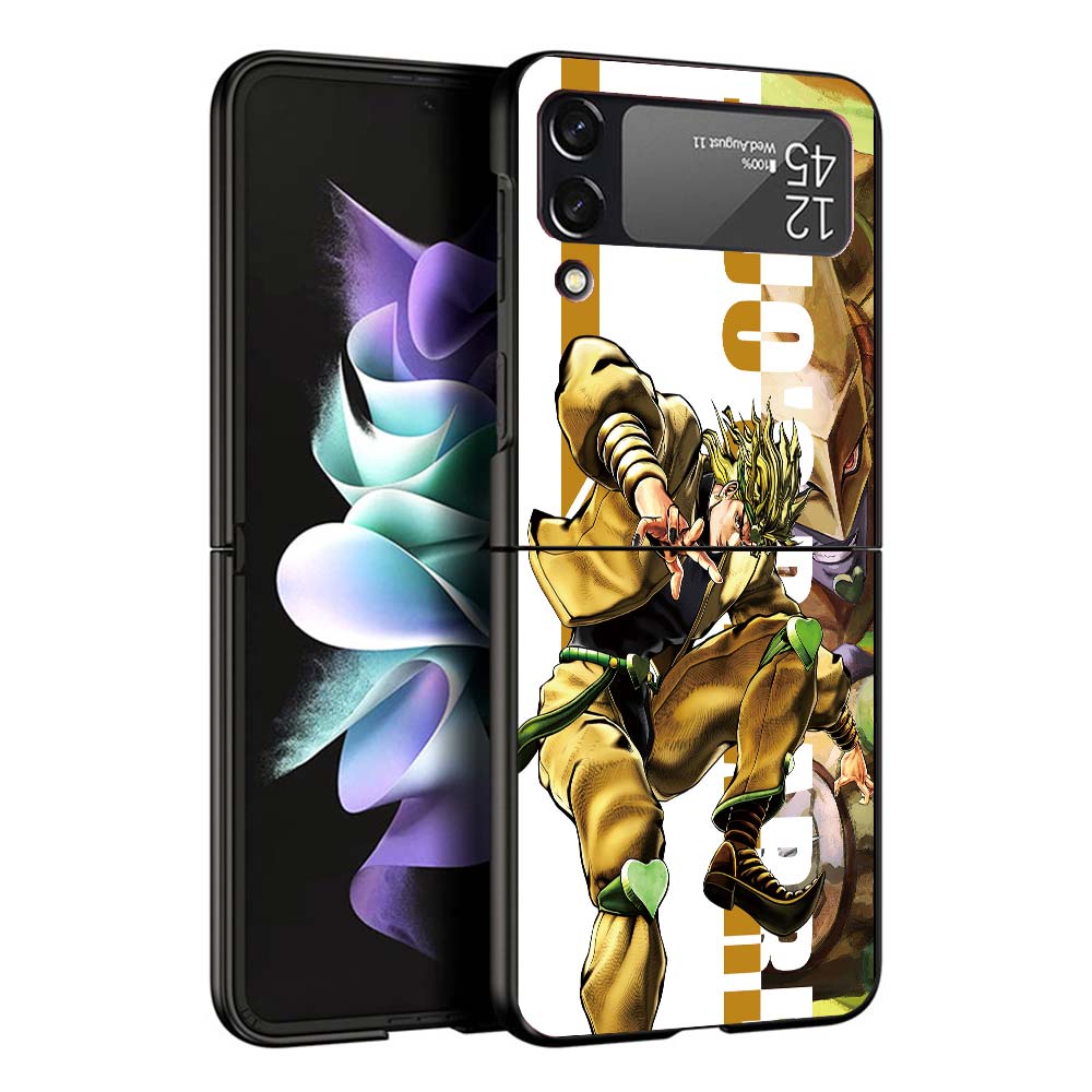 JoJo Bizarre Adventure Anime Phone Case For Samsung Galaxy Z Flip7 Flip6 5G Flip5 Flip4 Flip3 ZFlip 7 6 3 4 5 Shockproof Back Co