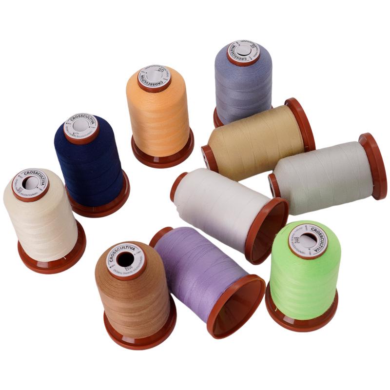 100-Color High-Speed Polyester Sewing Thread, 1100 Yards, Two-Ply, Fine and Durable for Hand and Machine Use.