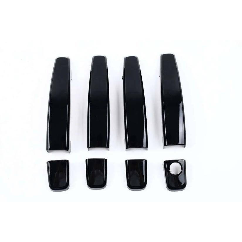 For Vauxhall Opel Corsa D Corsa E 2006 2007 2008 2009 - 2013 2014 ABS Carbon Black Car Door Handle Cover Trims Car Accessories