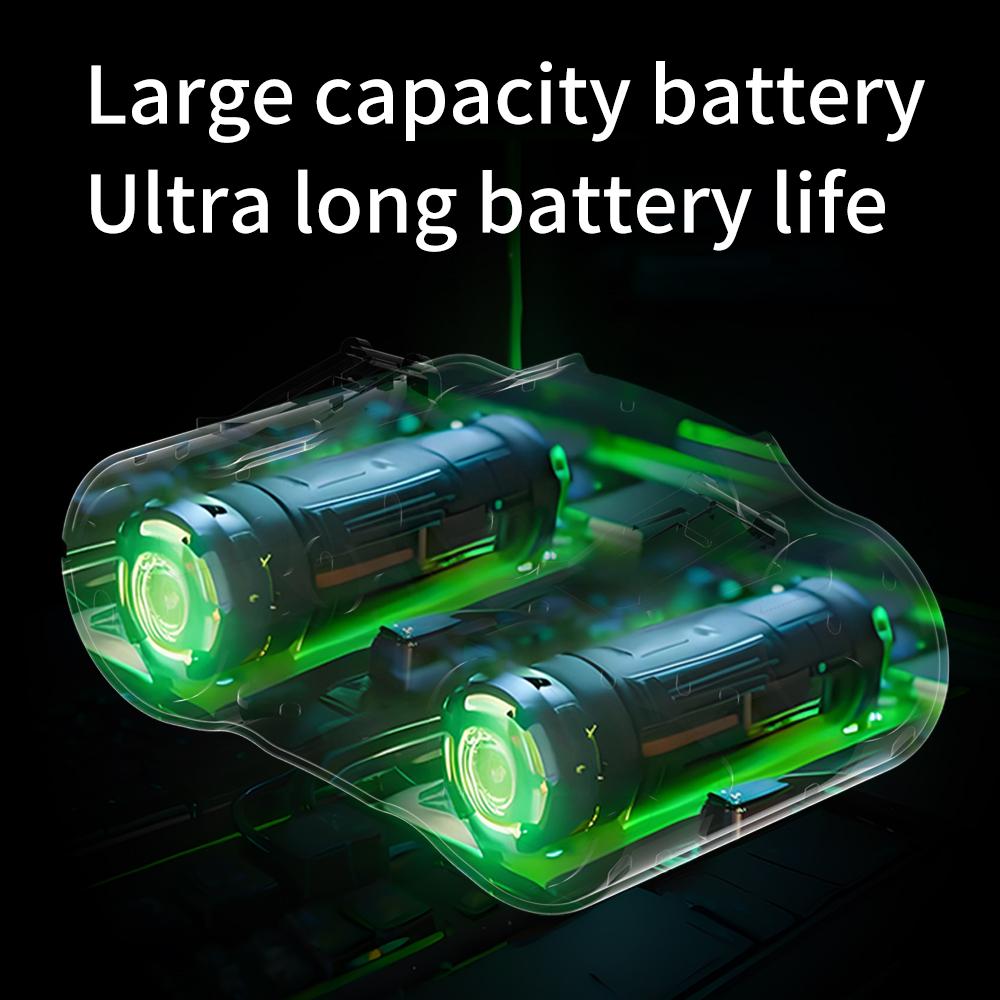 20000mAh Outdoor Portable Waist Fan Hanging Neck Fan Strong Wind with Power Bank LED Lighting for Sports Courier Outdoor Working