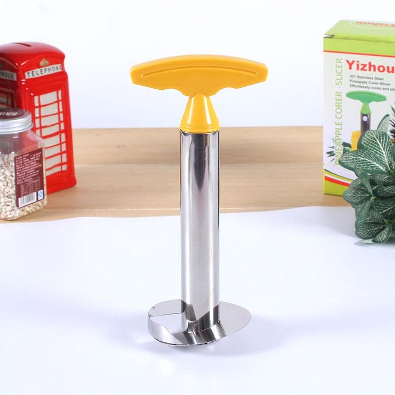 Stainless Steel Pineapple Corer Slicer Non Slip Handle Fast Cutting For Home Kitchen Fruit Salad Daily Use