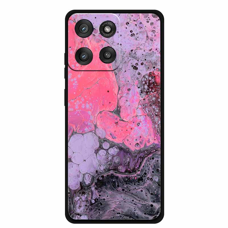 For Motorola Edge 60 Stylus Case Marble Painted Silicone Back Cover Case for Edge 60 Stylus Case Back Coque Edge 60 Stylus Cases