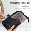 2023 Women's Travel Cosmetic Bag - Large Capacity Toiletry and Makeup Storage with Portable Brush & Eyebrow Pencil Holder