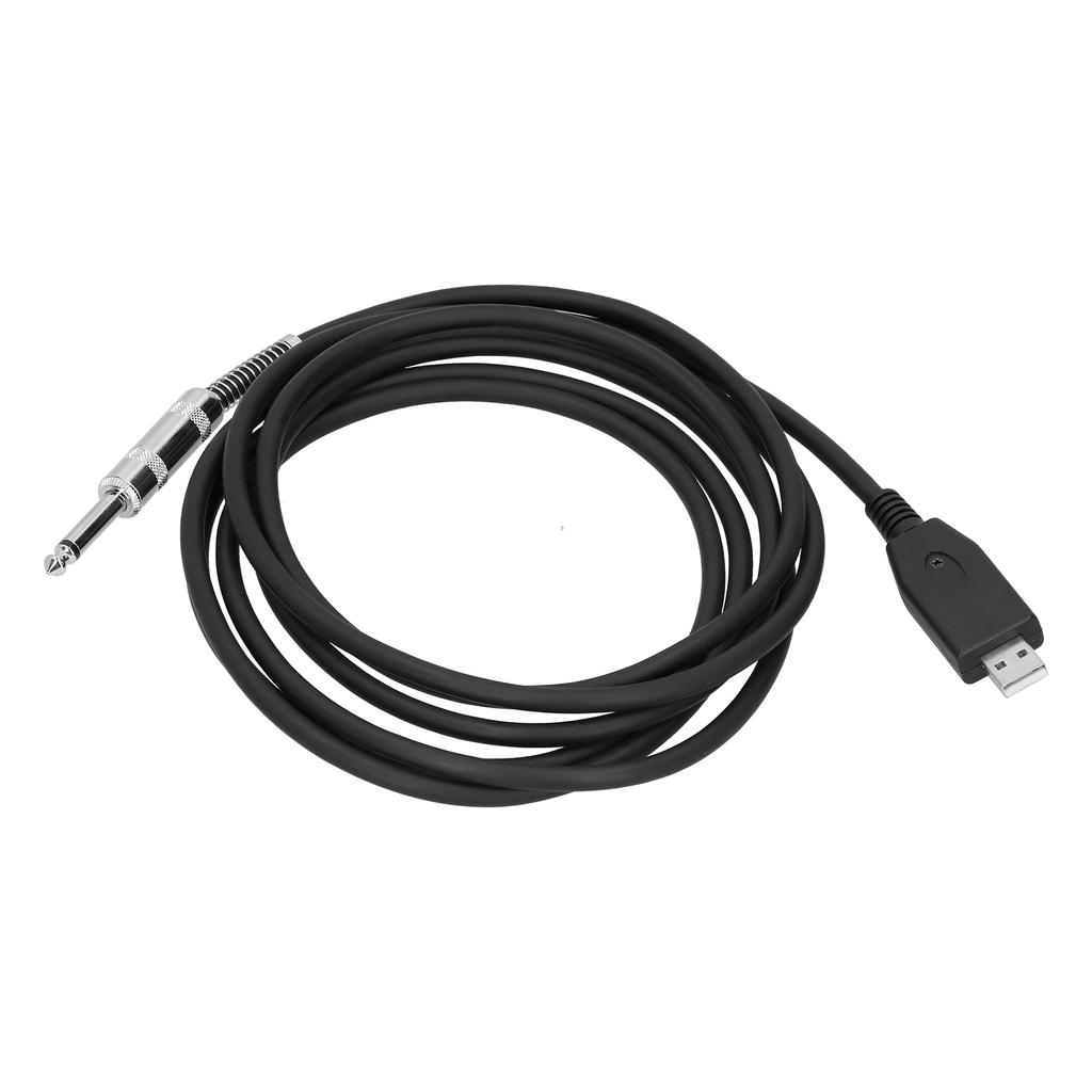 USB To 6.35mm Electric Guitar O Cable Plug Play O Adapter Connector Cable Cord3m  9.8ft