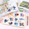100 Cute Cartoon Stitch Stickers for DIY Notebooks, Phone Cases, and Journals